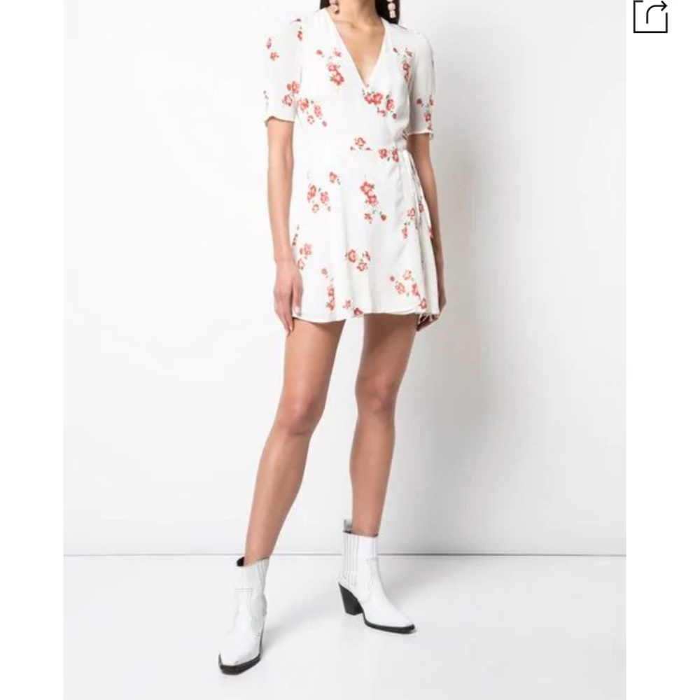 Reformation lucky wrap dress